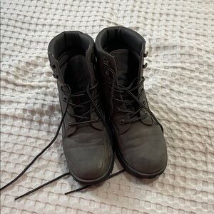 Rock & Candy Men's Charcoal Lace-Up Boots
